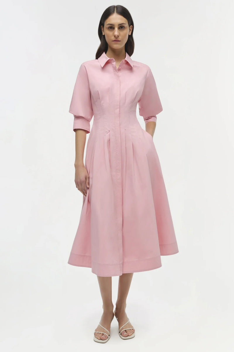 Jazz Midi Dress - Dusty Rose