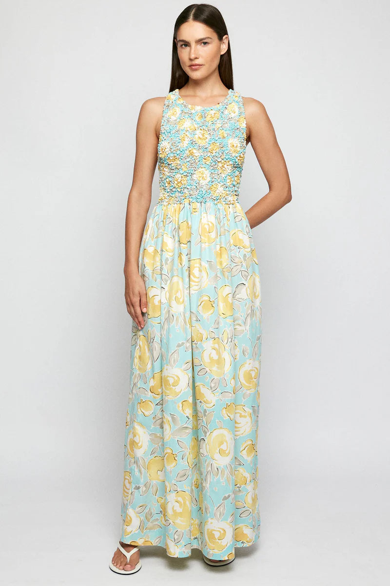 Two Tier Maxi- Yellow Rose