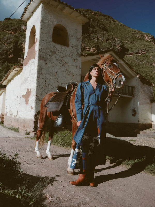 Anais Dress- Jumping Horses