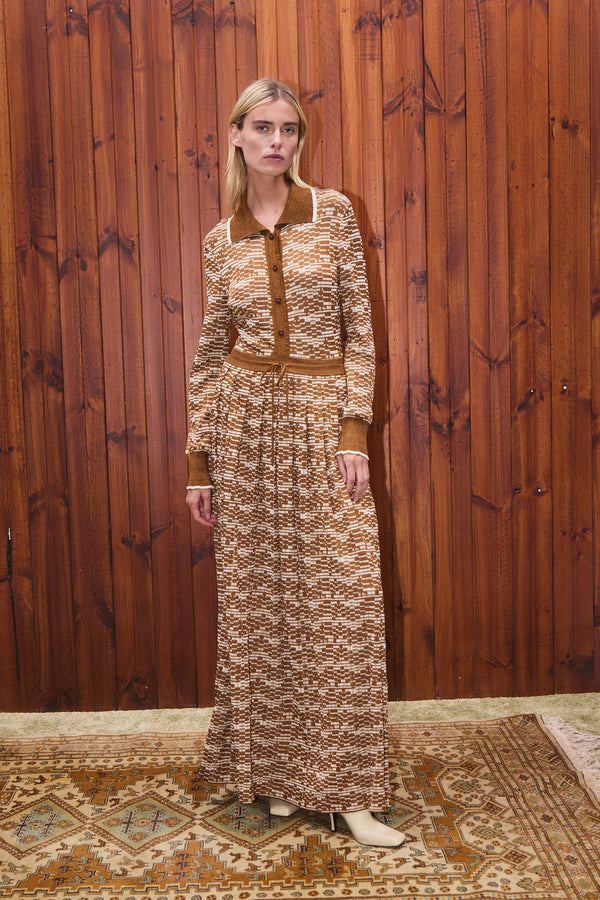 Stefani Knit Shirtdress