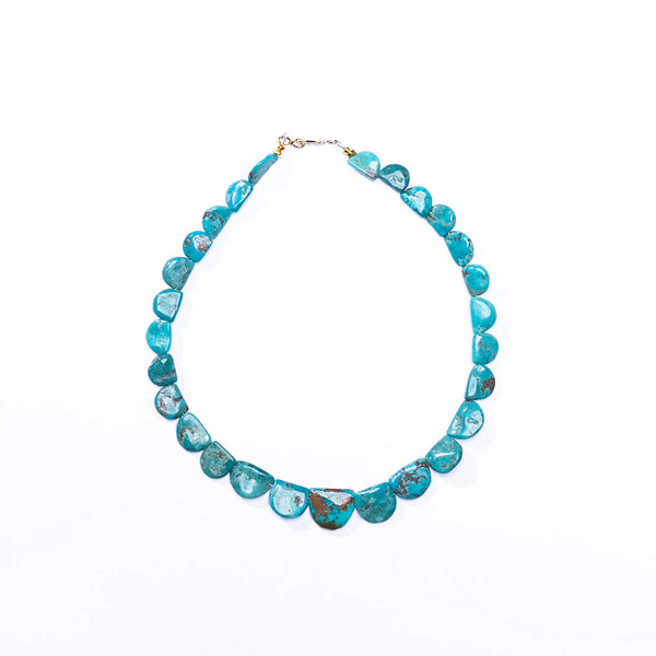 Scalloped Turquoise Necklace