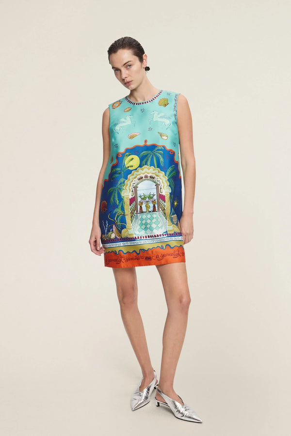 Surrealist Summer Mini Dress