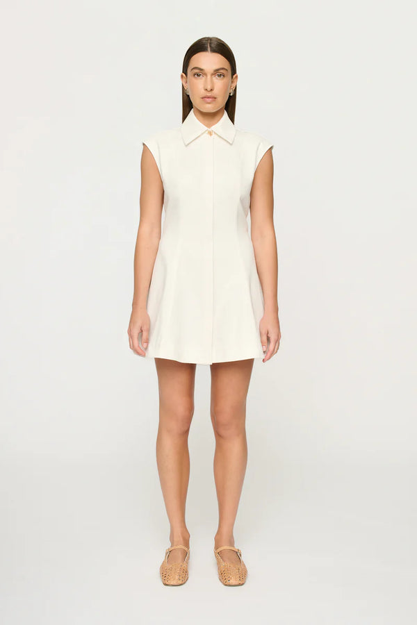 Malia Mini Shift Dress - White