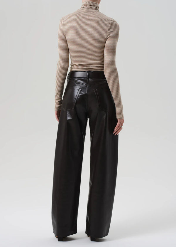 Ayla Baggy Recycled Leather - Coco