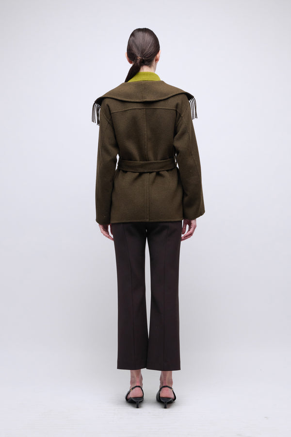 Rowen Fringe Jacket - Alligator