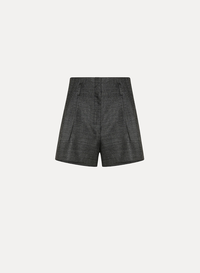 Herringbone Chic Short - Grey