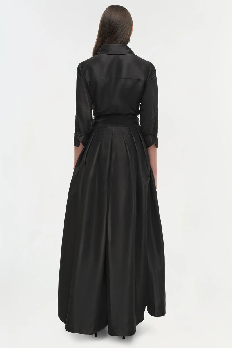 Julip Belted Gown - Black