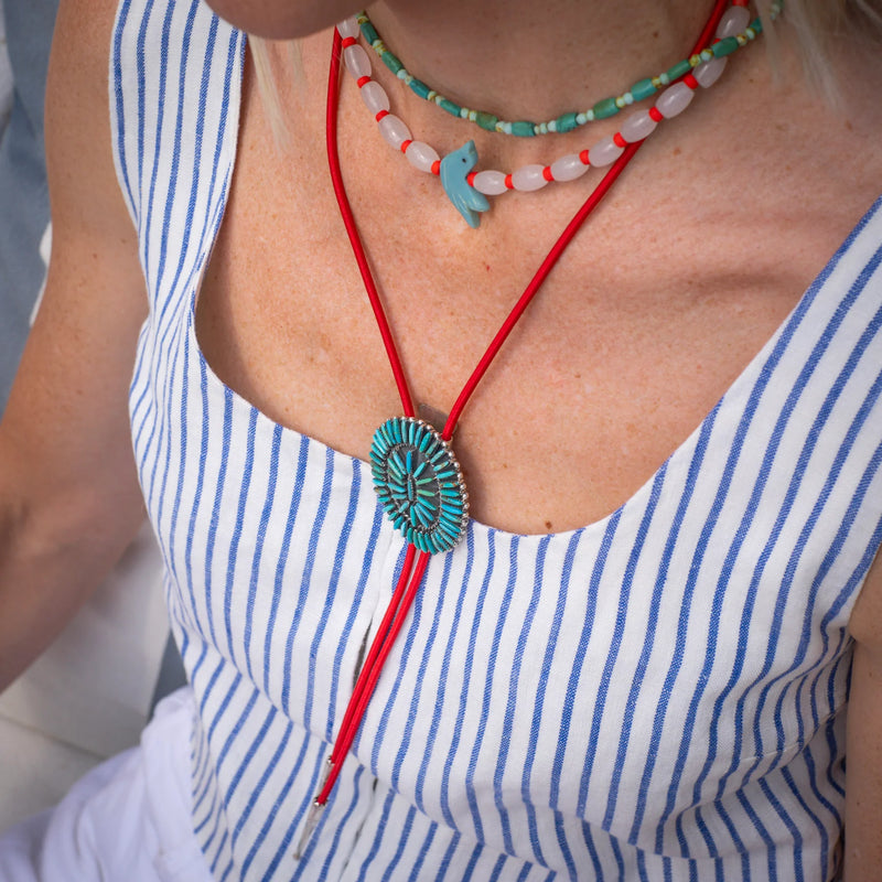 Turquoise Hummingbird Necklace