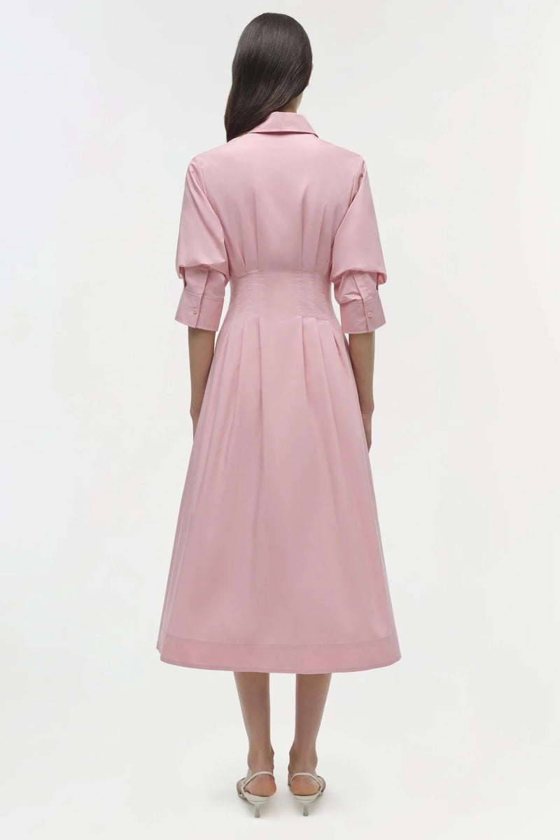 Jazz Midi Dress - Dusty Rose