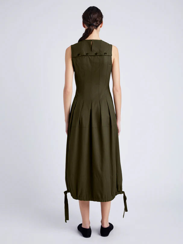 Marley Dress- Dark Fern