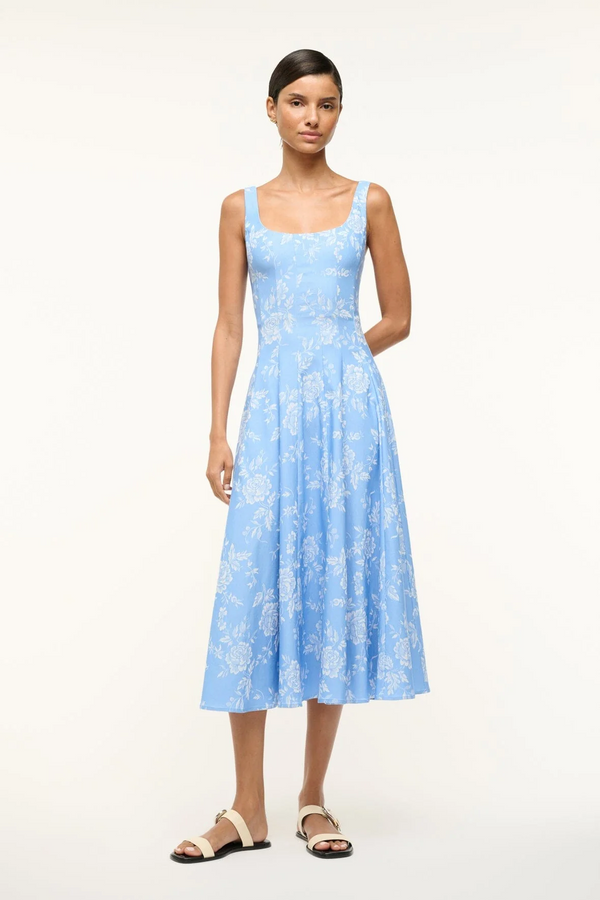 Wells Dress - Blue Rose