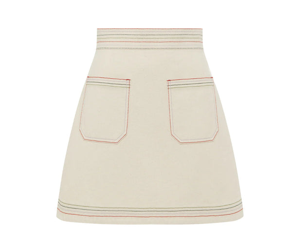 Norma Denim Mini Skirt