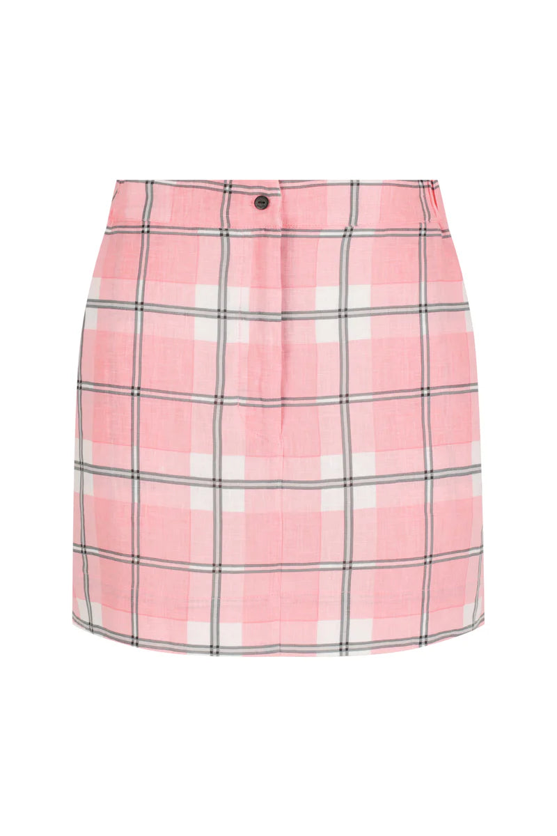 Mini Skirt- Pink Check