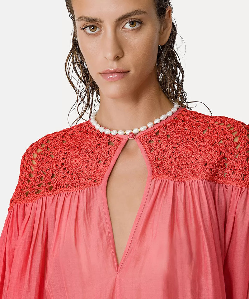 Bohemian Crochet Shirt - Love