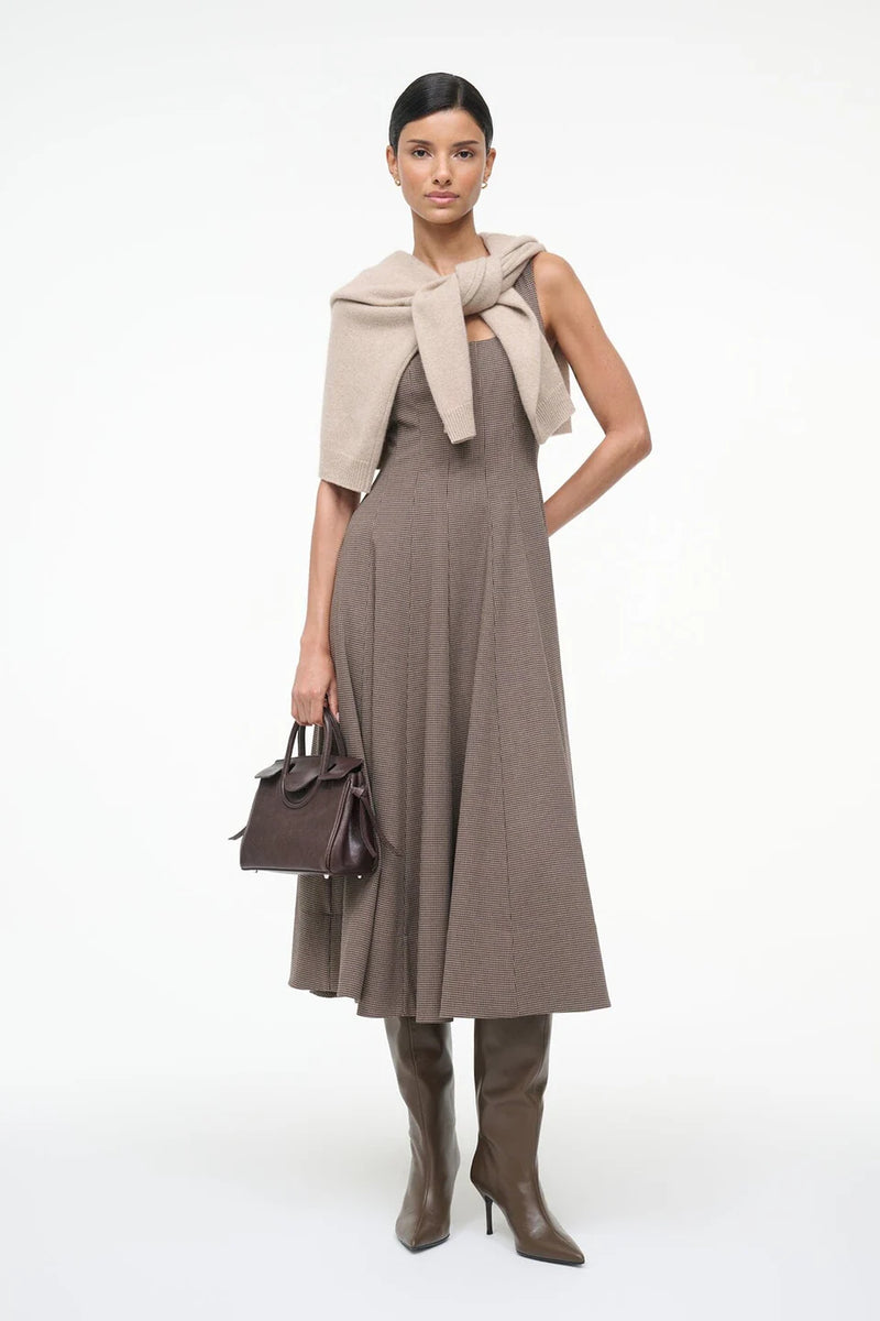 Wells Dress - Houndstoth