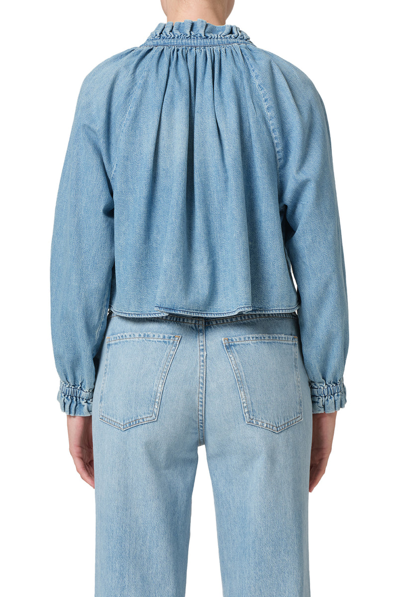 Iris Ruffle Top-Rowan