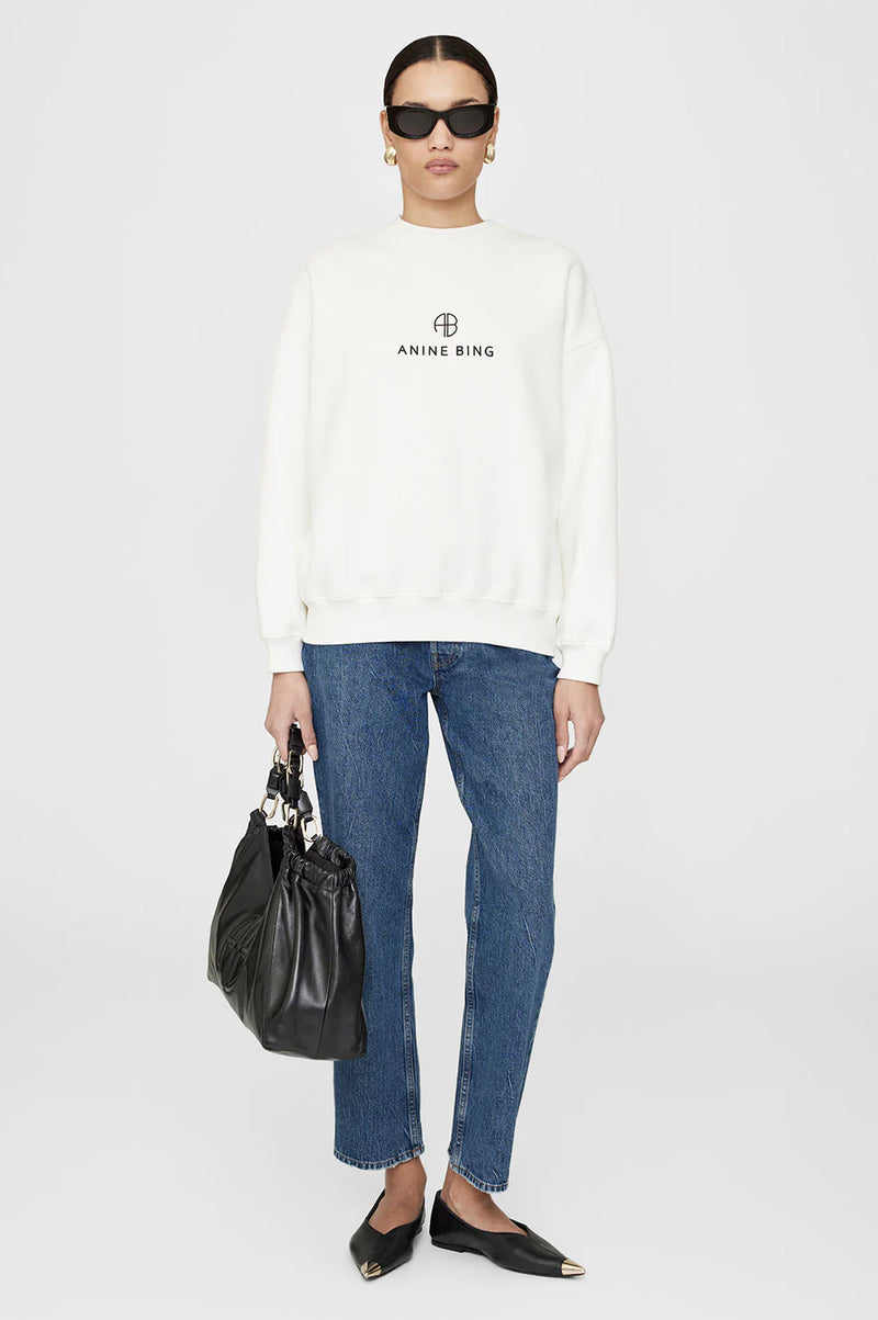 Jaci Sweatshirt Monogram - Ivory