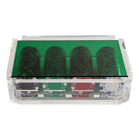 Luxe Poker Chip Set - Green