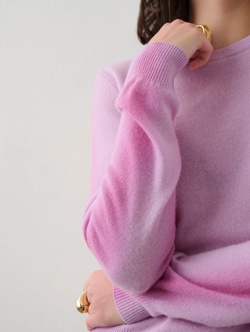 Spray Paint Crewneck - Purple